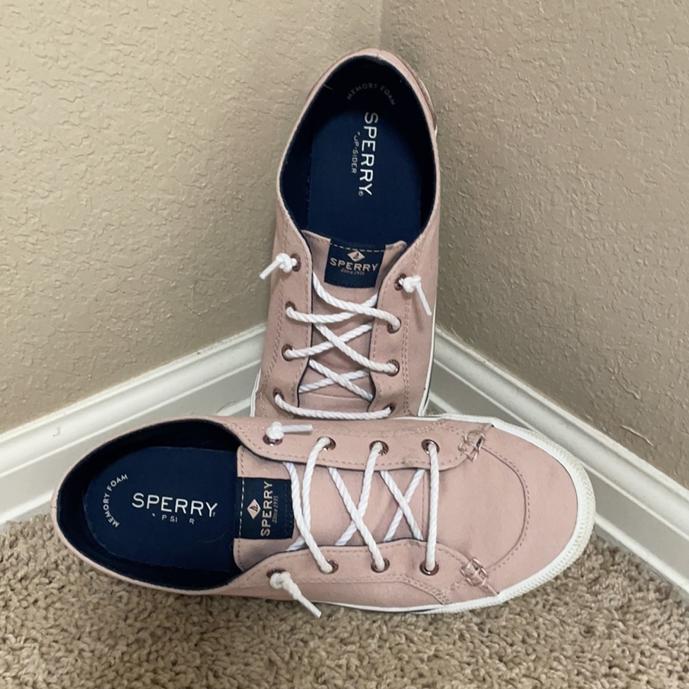 Pink Sperry Shoes With Memory Foam - image 2